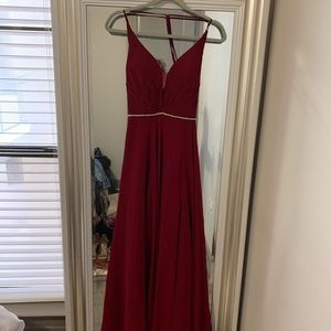 Lulus Maroon bridesmaid dress -Size 8